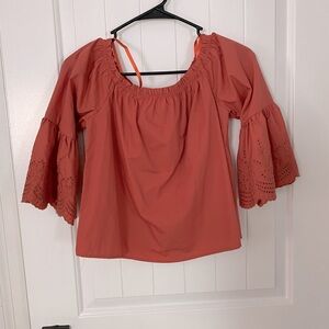 Off the shoulder summer blouse